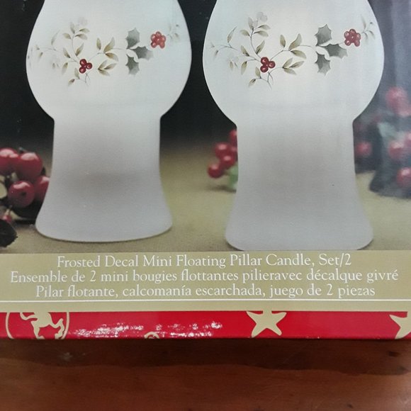 Vintage PFALTZGRAFF Mini Floating Pillar Candle Holders - Set of Two - Picture 5 of 5